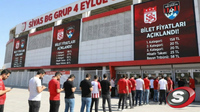 Sivasspor - Van Spor FK Maçının Bilet Fiyatları Belli Oldu! İşte Kritik Maçın Detayları
